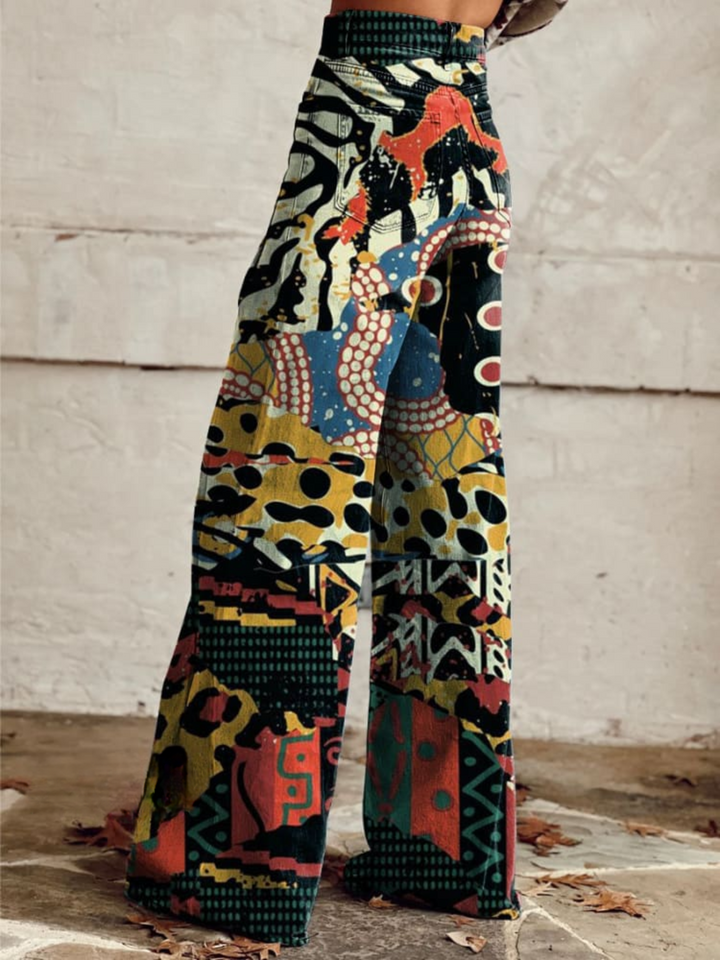 Jenaya™ | Eclectic Art Wide-Leg Pants