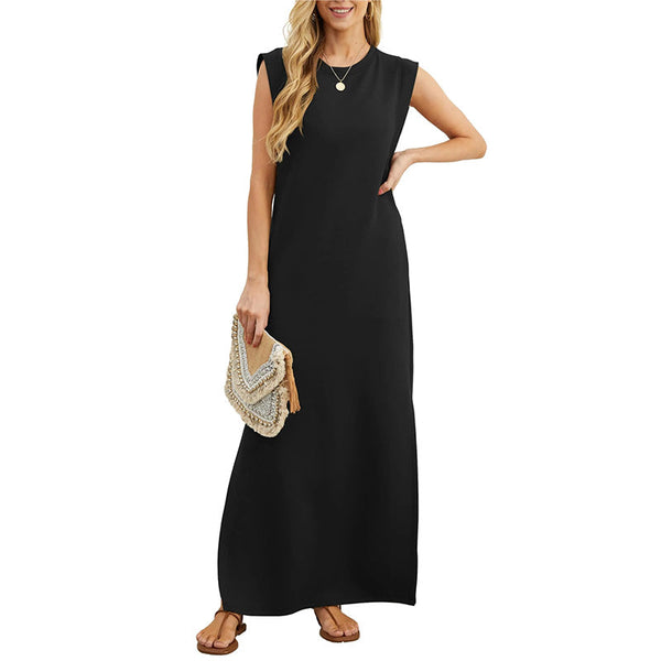 Olive™ | Effortless Wrinkle-Free Dress with a Chic Split Hem