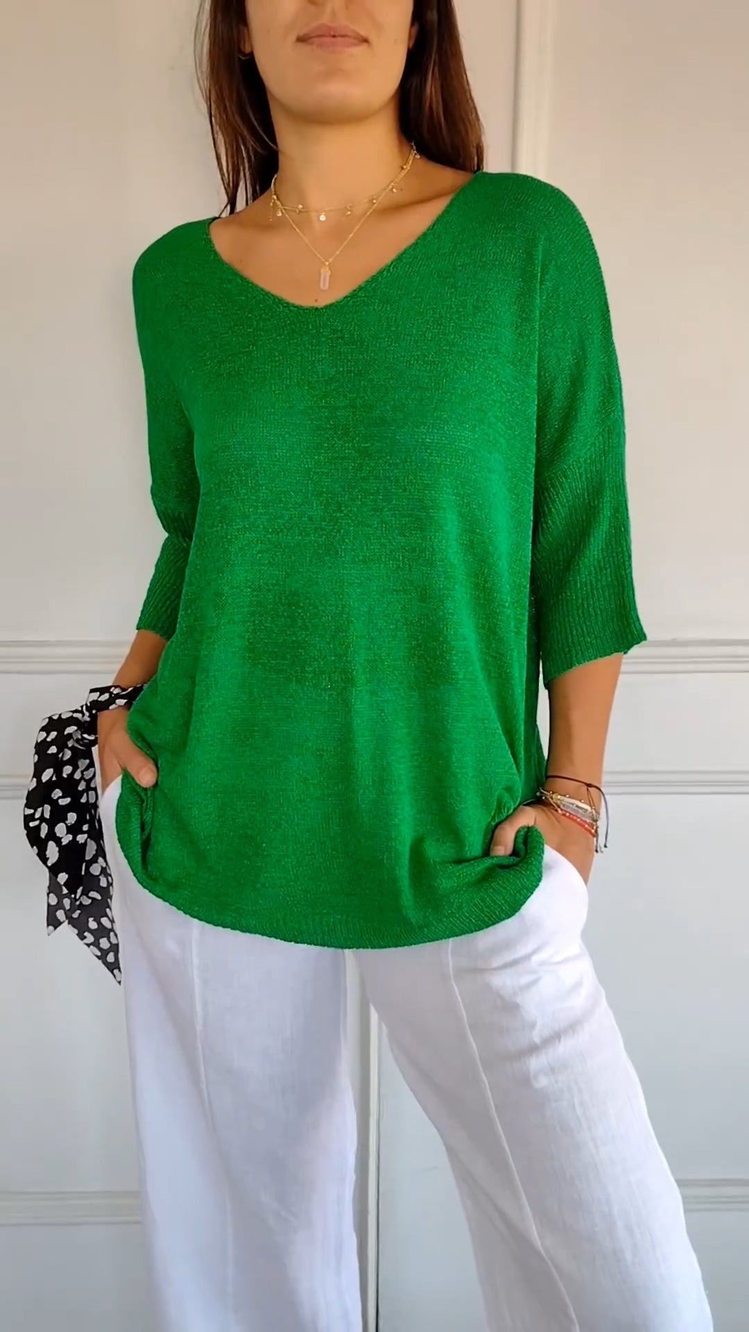 Gabriella™ | Solid Color Knitted Top