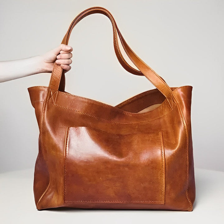 Hanna™ - Vintage Leather Tote Bag