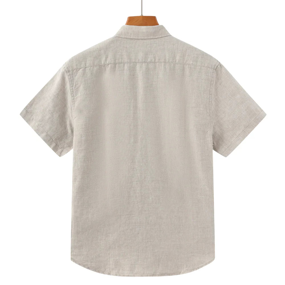 Henry™ | Men's Shortsleeve Linen Shirt