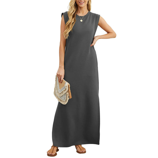 Olive™ | Effortless Wrinkle-Free Dress with a Chic Split Hem