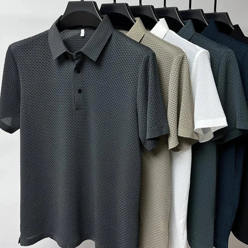 Daniel™ | Men's Silk Polo (Anti-Wrinkle)