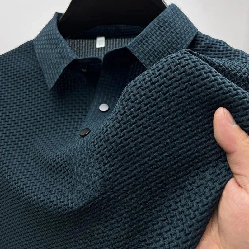 Daniel™ | Men's Silk Polo (Anti-Wrinkle)