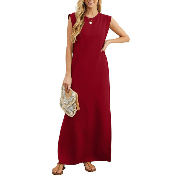 Olive™ | Effortless Wrinkle-Free Dress with a Chic Split Hem