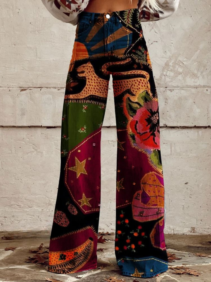 Anita™ | Vintage Wide-Leg Boho Pants