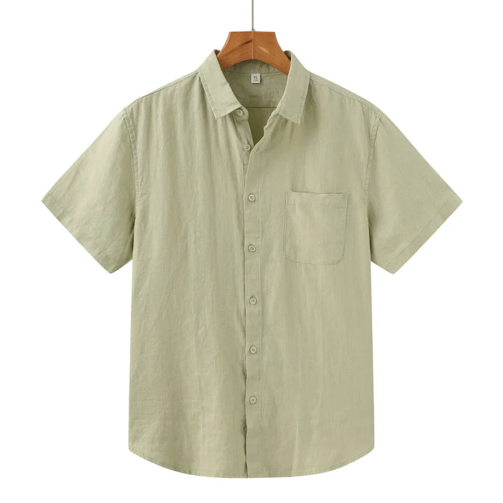 Henry™ | Men's Shortsleeve Linen Shirt