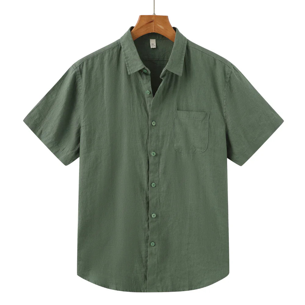 Henry™ | Men's Shortsleeve Linen Shirt