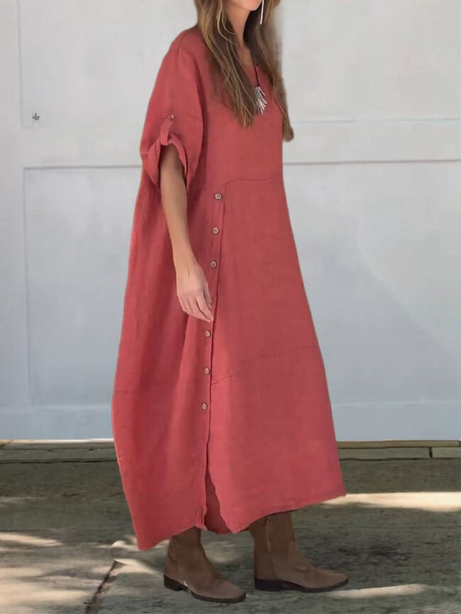 Merly™ | Effortlessly Chic Women's Linen Cotton Dress