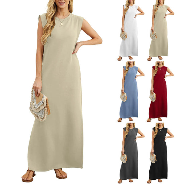 Olive™ | Effortless Wrinkle-Free Dress with a Chic Split Hem