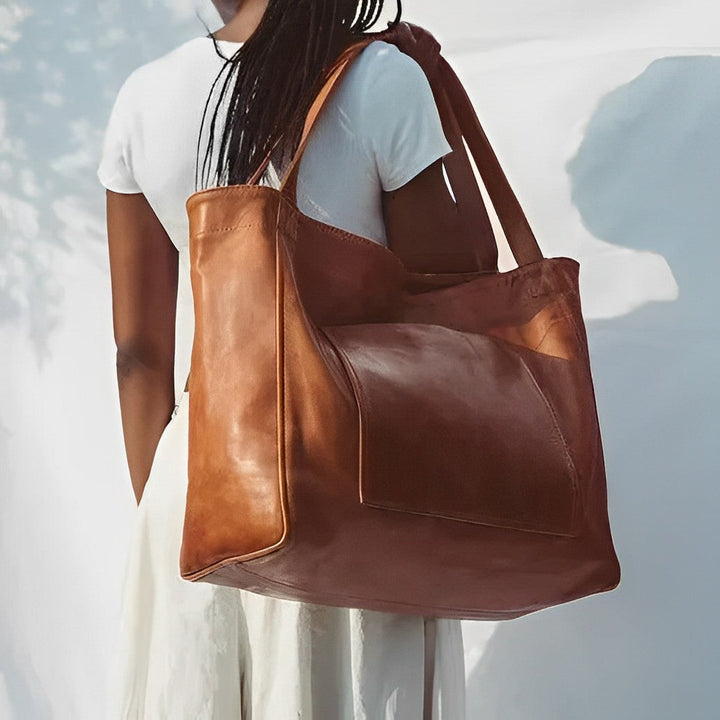 Hanna™ - Vintage Leather Tote Bag