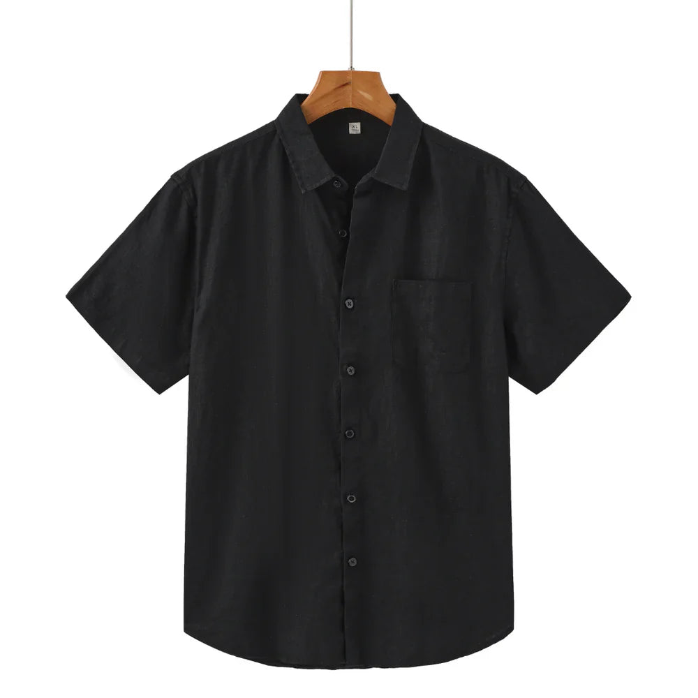 Henry™ | Men's Shortsleeve Linen Shirt