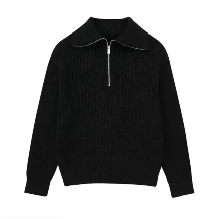 Penelope™ | Women's Striped Zip Up Sweater