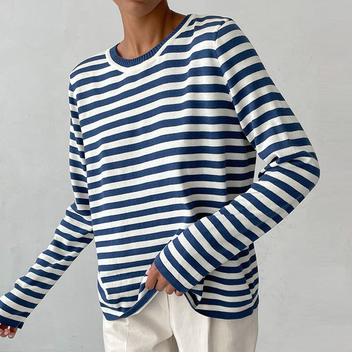 Avery™ | Lightweight, summery striped T-shirt