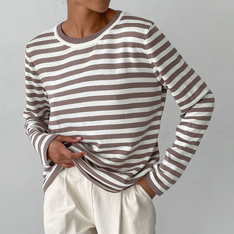 Avery™ | Lightweight, summery striped T-shirt