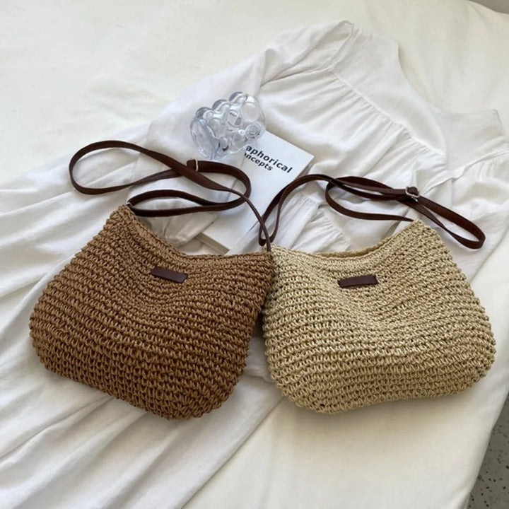 Alina™ | Straw Shoulder Bag