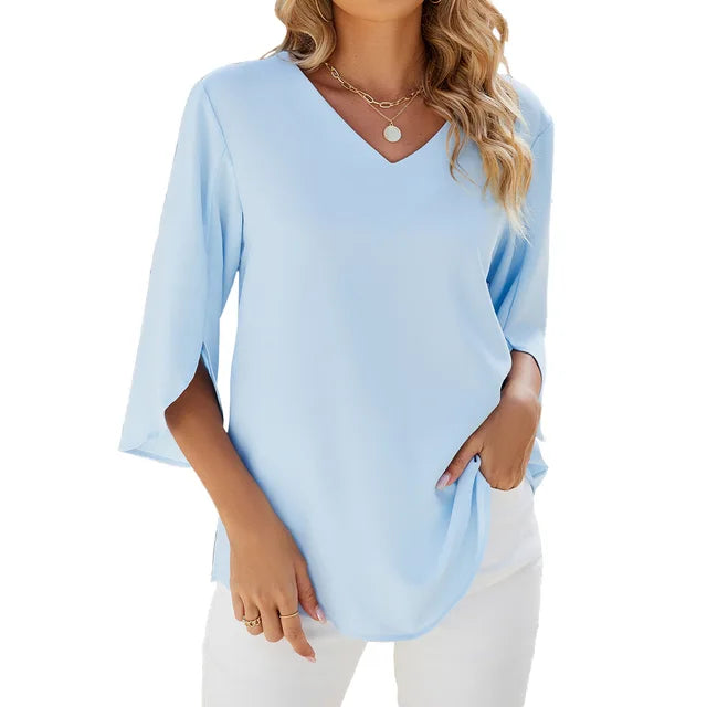 Samantha™ | V-neck blouse