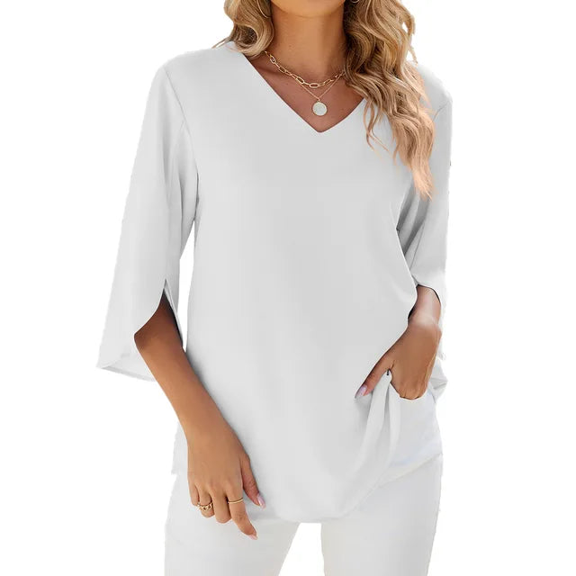 Samantha™ | V-neck blouse