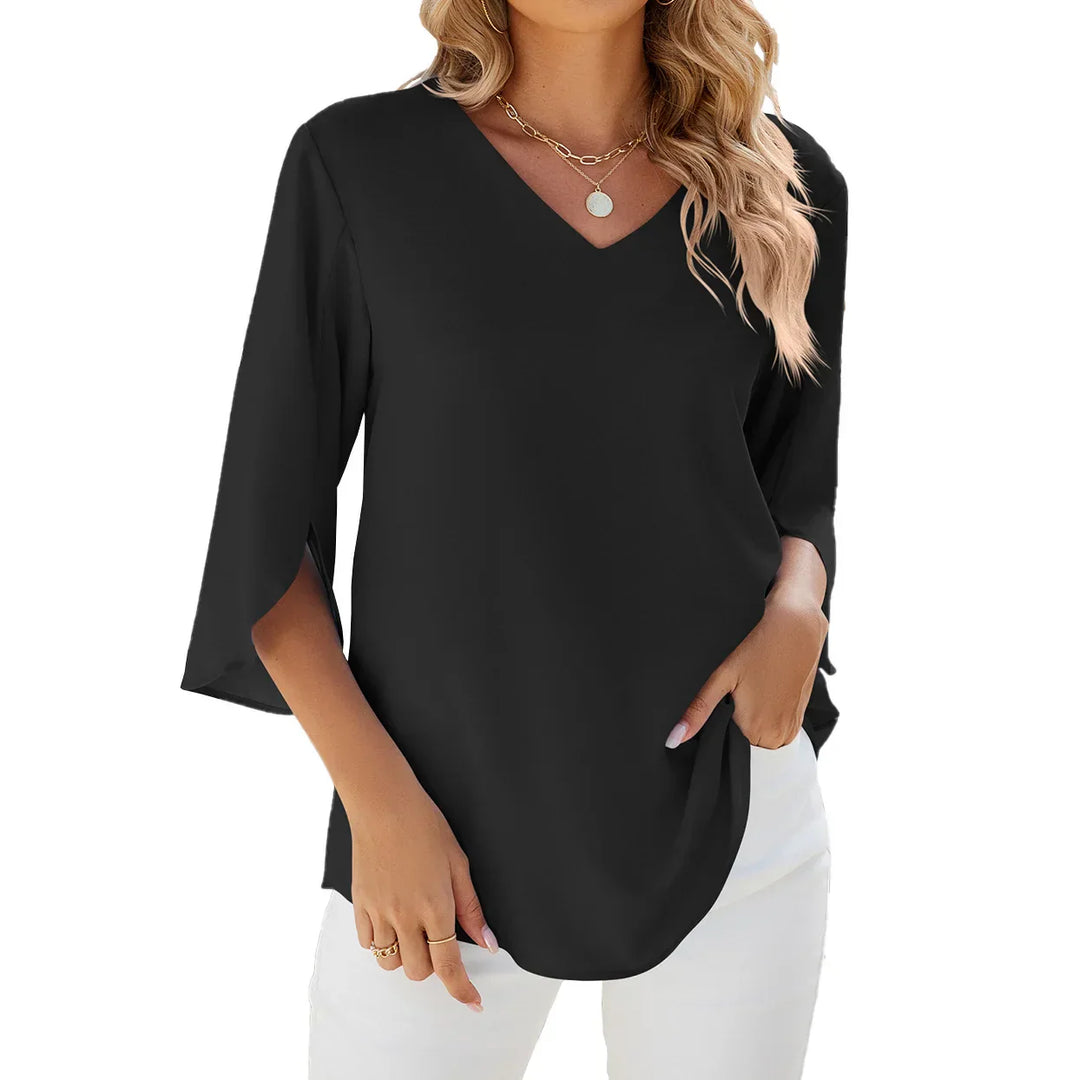 Samantha™ | V-neck blouse