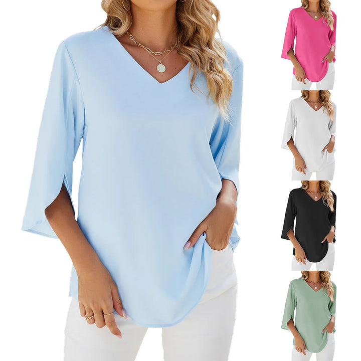 Samantha™ | V-neck blouse