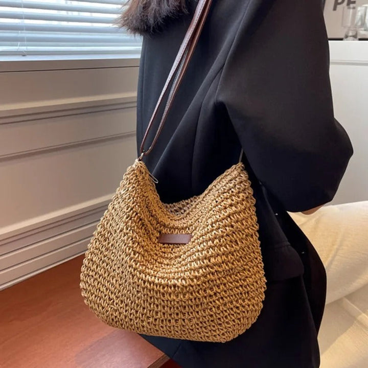 Alina™ | Straw Shoulder Bag